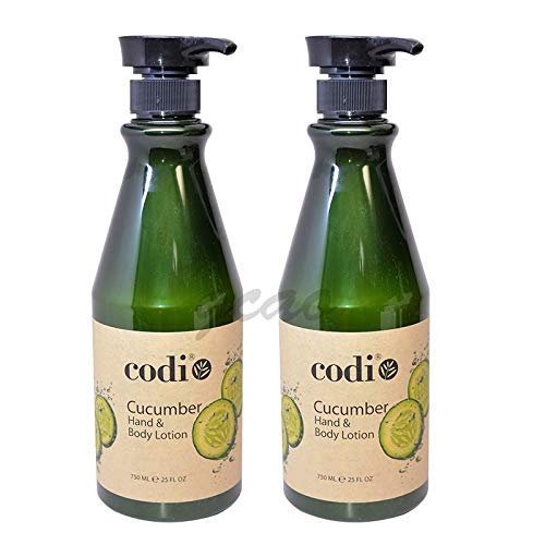 CODi Gurken Hand- & Körperlotion 750 ml / 25,4 fl.oz (2er-Pack) – Feuchtigkeitsspendende Pflege für die ganze Familie