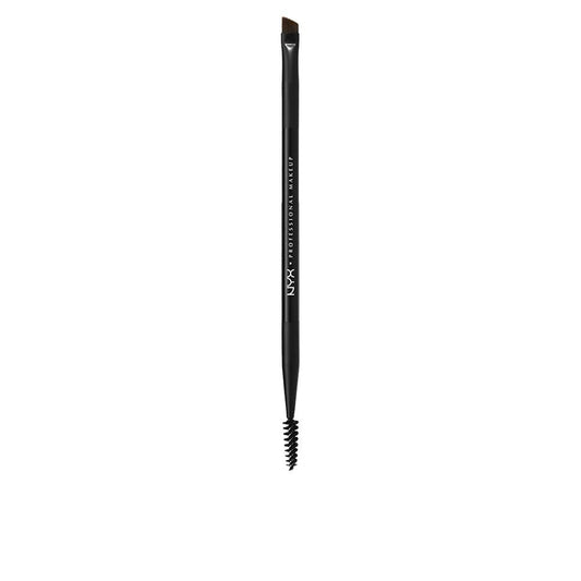 NYX PROFESSIONAL MAKEUP Pro Dual Brow Brush – Doppelter Brauenpinsel für präzises Augenbrauen-Make-up