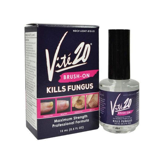 VITÉ20 Antimykotischer Nagellack zur Behandlung von Nagelpilz und Fußpilz, 0,5 Unzen