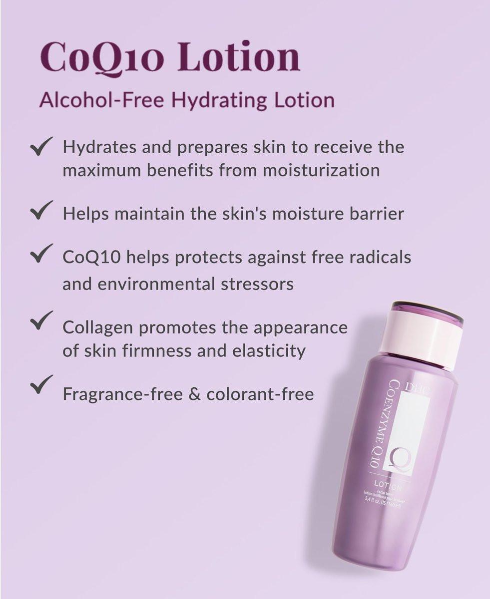 DHC CoQ10 Lotion – Alkoholfreier, feuchtigkeitsspendender Toner für alle Hauttypen, 5,4 fl. oz.