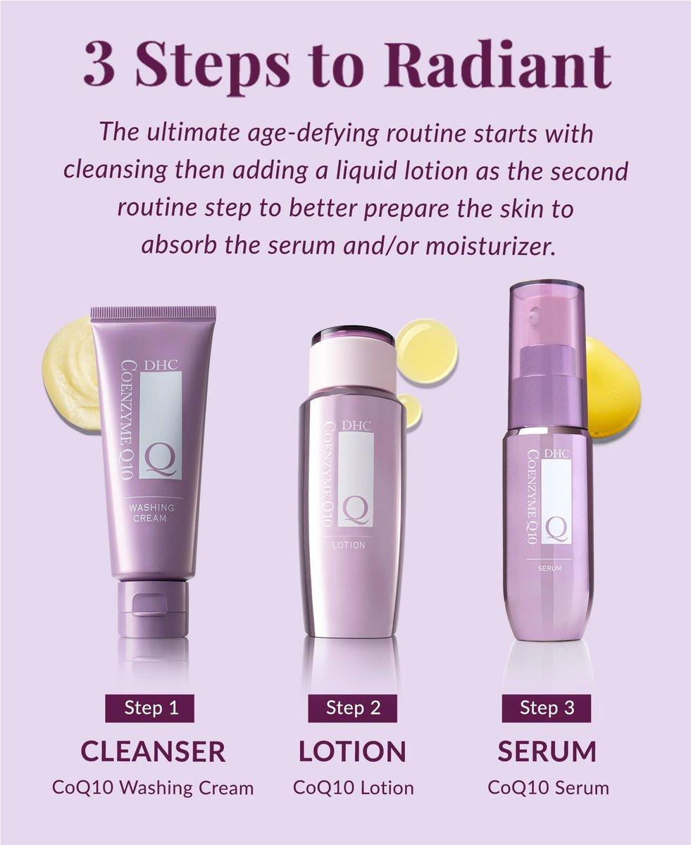 DHC CoQ10 Lotion – Alkoholfreier, feuchtigkeitsspendender Toner für alle Hauttypen, 5,4 fl. oz.
