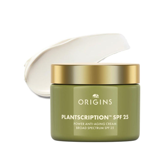 Origins Plantscription SPF 25 Anti-Aging Tagescreme | Feuchtigkeitscreme mit Lichtschutzfaktor zur Reduzierung von feinen Linien | Mit Peptiden und Hyaluronsäure, 50 ml