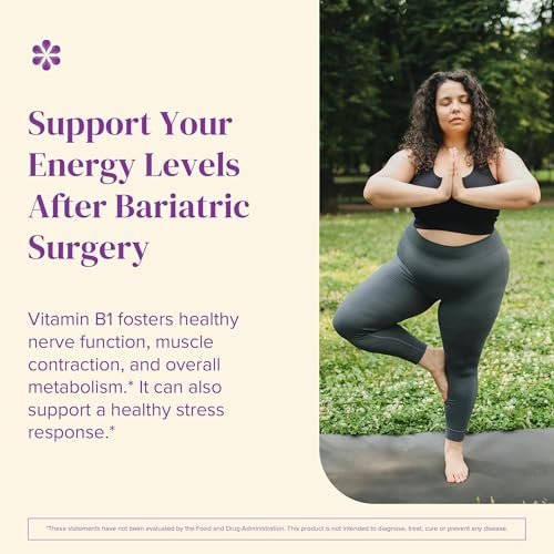 BariMelts Vitamin B1, 90 schnell lösliche Tabletten (3-Monatsvorrat), zuckerfreie bariatrische Vitamine für Frauen, natürlicher Beerengeschmack