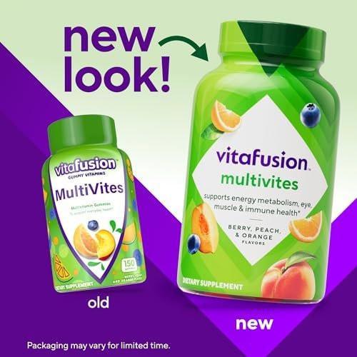 Vitafusion Erwachsene Gummivitamine 120 Stück – Multivitamin für das Immunsystem