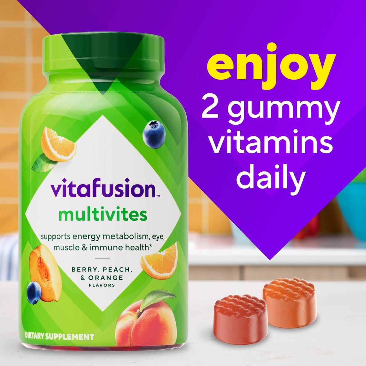 Vitafusion Erwachsene Gummivitamine 120 Stück – Multivitamin für das Immunsystem