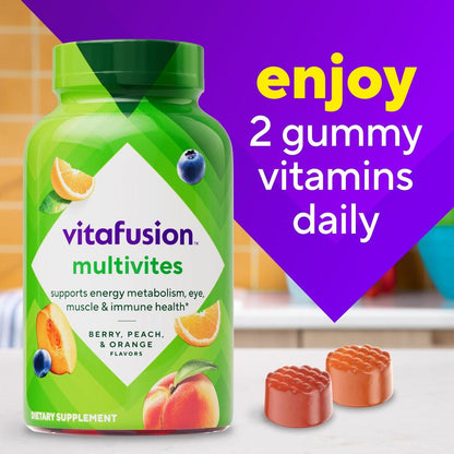 Vitafusion Erwachsene Gummivitamine 120 Stück – Multivitamin für das Immunsystem