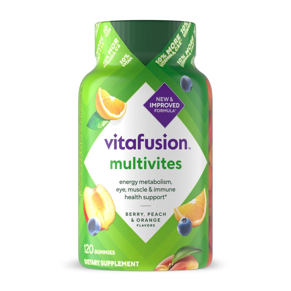 Vitafusion Erwachsene Gummivitamine 120 Stück – Multivitamin für das Immunsystem