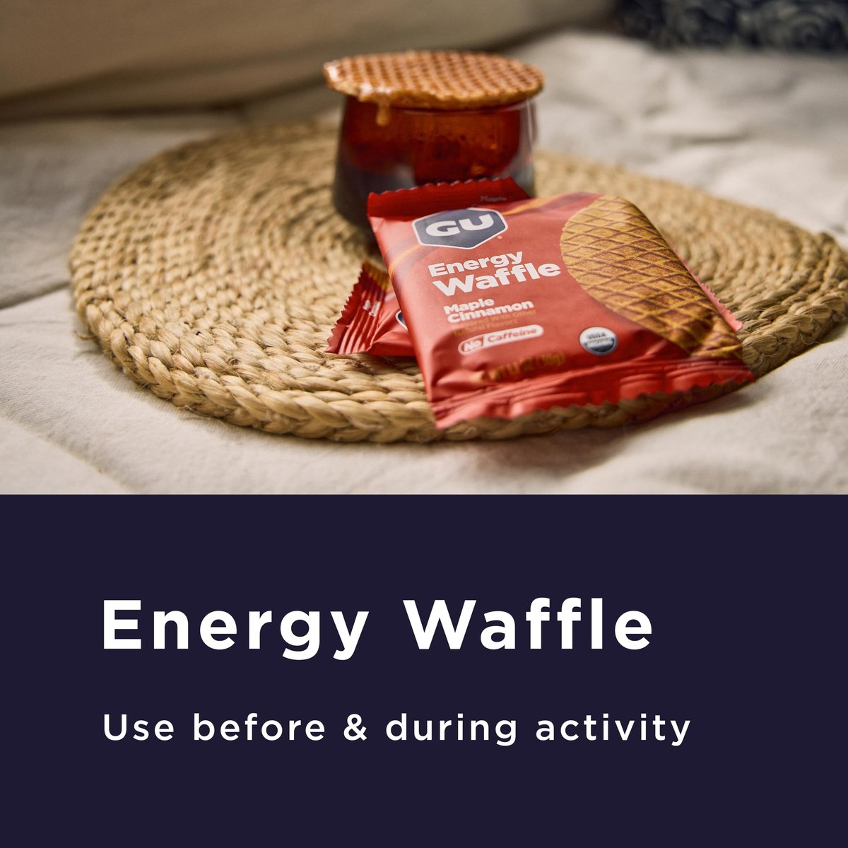 GU Energy Stroopwafel Wild Berry – Sportnahrung Waffel, koffeinfrei, glutenfrei, koscher, 16er Pack