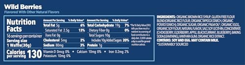 GU Energy Stroopwafel Wild Berry – Sportnahrung Waffel, koffeinfrei, glutenfrei, koscher, 16er Pack