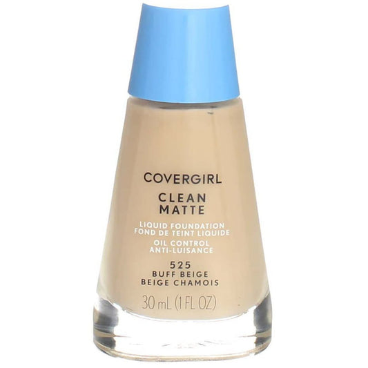 COVERGIRL Clean Oil Control Liquid Makeup, Buff Beige 525 - 30 ml
