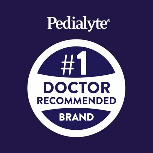 Pedialyte Elektrolyt-Pulver, Hydrationsgetränk für Kinder & Erwachsene, Sortenpaket: Erdbeere, Fruchtpunsch, Traube und Apfel, 24 Pulverbeutel