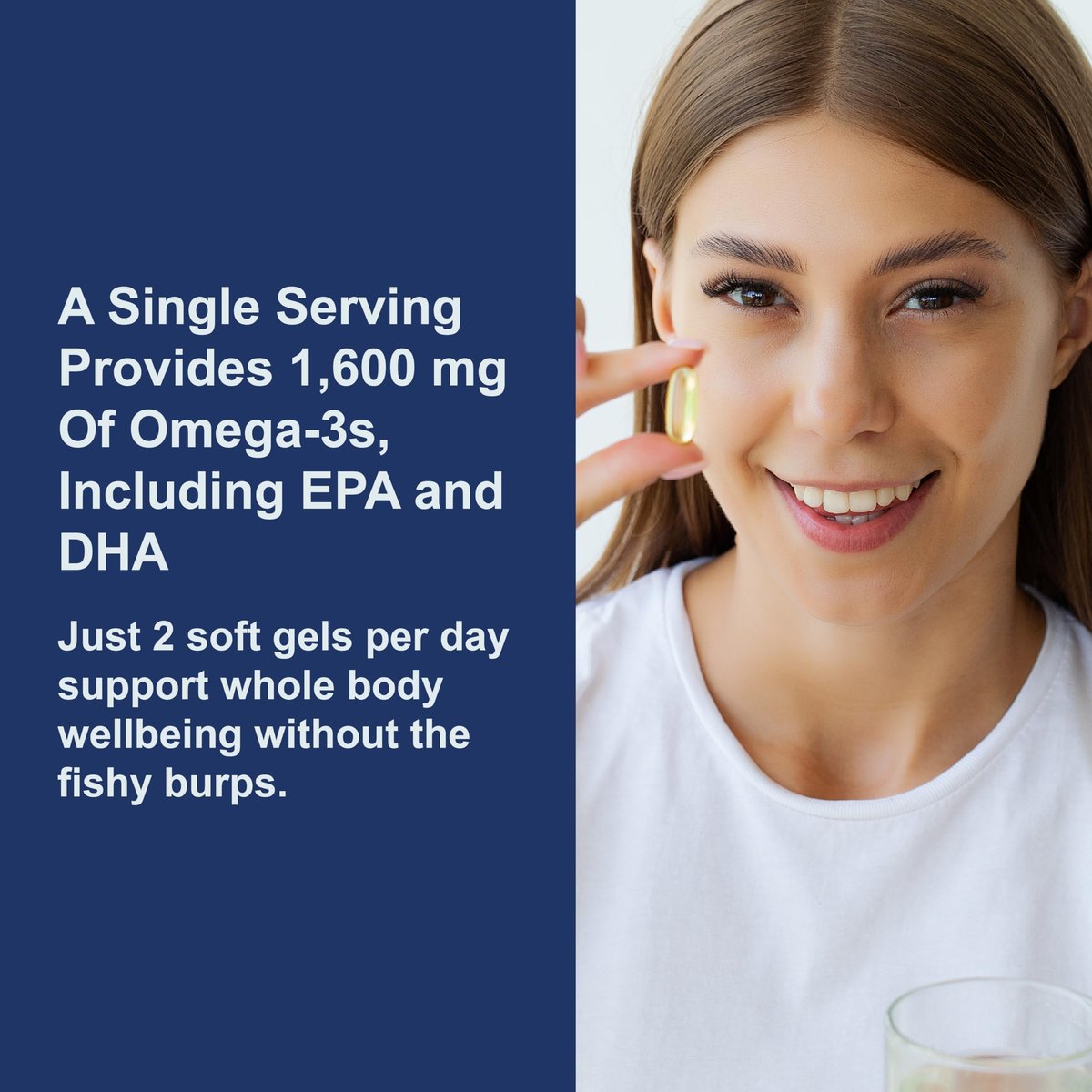 Carlson Elite Omega-3 Gems 1600 mg – Hochdosiertes Omega-3 aus nachhaltig gefangenem norwegischem Fischöl, mit EPA und DHA, Zitronengeschmack, 60 Softgels