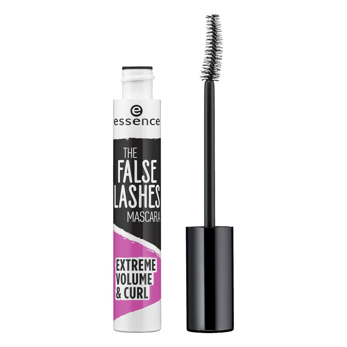 essence The False Lashes Mascara Extreme Volume und Curl – Vegan & Parabenfrei, Tierversuchsfrei – Schwarz