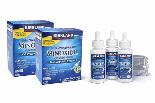 Kirkland Minoxidil 5% Extra Strength Männer Haarwuchs (12 Monatsvorrat)