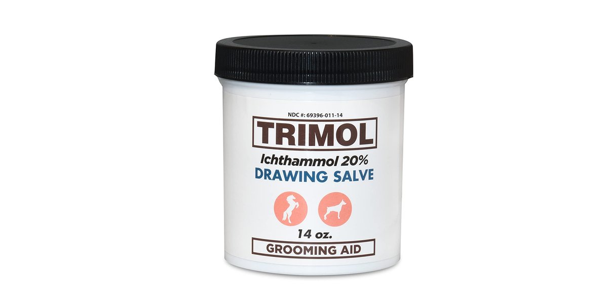 TRIMOL Ichthammol 20% Zugpflaster Pflegehilfe, 14 oz, beruhigende Hautlinderung für Hufe, Nägel und Haut