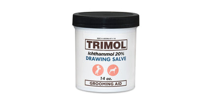 TRIMOL Ichthammol 20% Zugpflaster Pflegehilfe, 14 oz, beruhigende Hautlinderung für Hufe, Nägel und Haut
