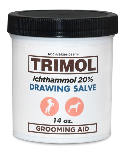 TRIMOL Ichthammol 20% Zugpflaster Pflegehilfe, 14 oz, beruhigende Hautlinderung für Hufe, Nägel und Haut