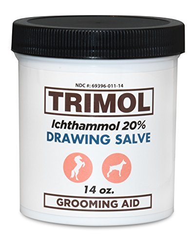 TRIMOL Ichthammol 20% Zugpflaster Pflegehilfe, 14 oz, beruhigende Hautlinderung für Hufe, Nägel und Haut