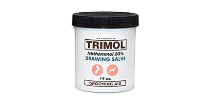 TRIMOL Ichthammol 20% Zugpflaster Pflegehilfe, 14 oz, beruhigende Hautlinderung für Hufe, Nägel und Haut