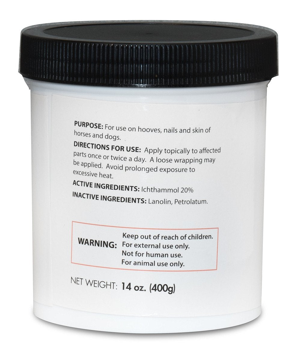 TRIMOL Ichthammol 20% Zugpflaster Pflegehilfe, 14 oz, beruhigende Hautlinderung für Hufe, Nägel und Haut