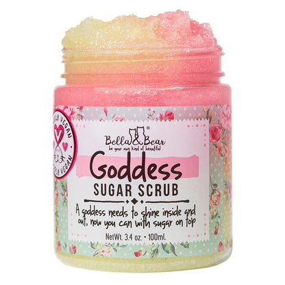 Bella & Bear Goddess Sugar Scrub - Reisegröße - Vegan 3,4 oz (100 ml)