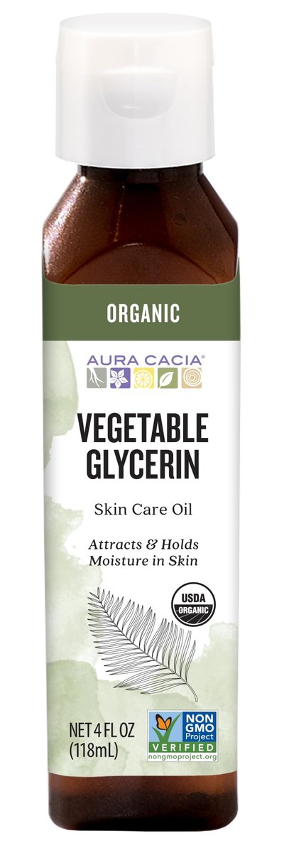 Aura Cacia Bio Hautpflegeöl, pflanzliches Glycerin, 118 ml