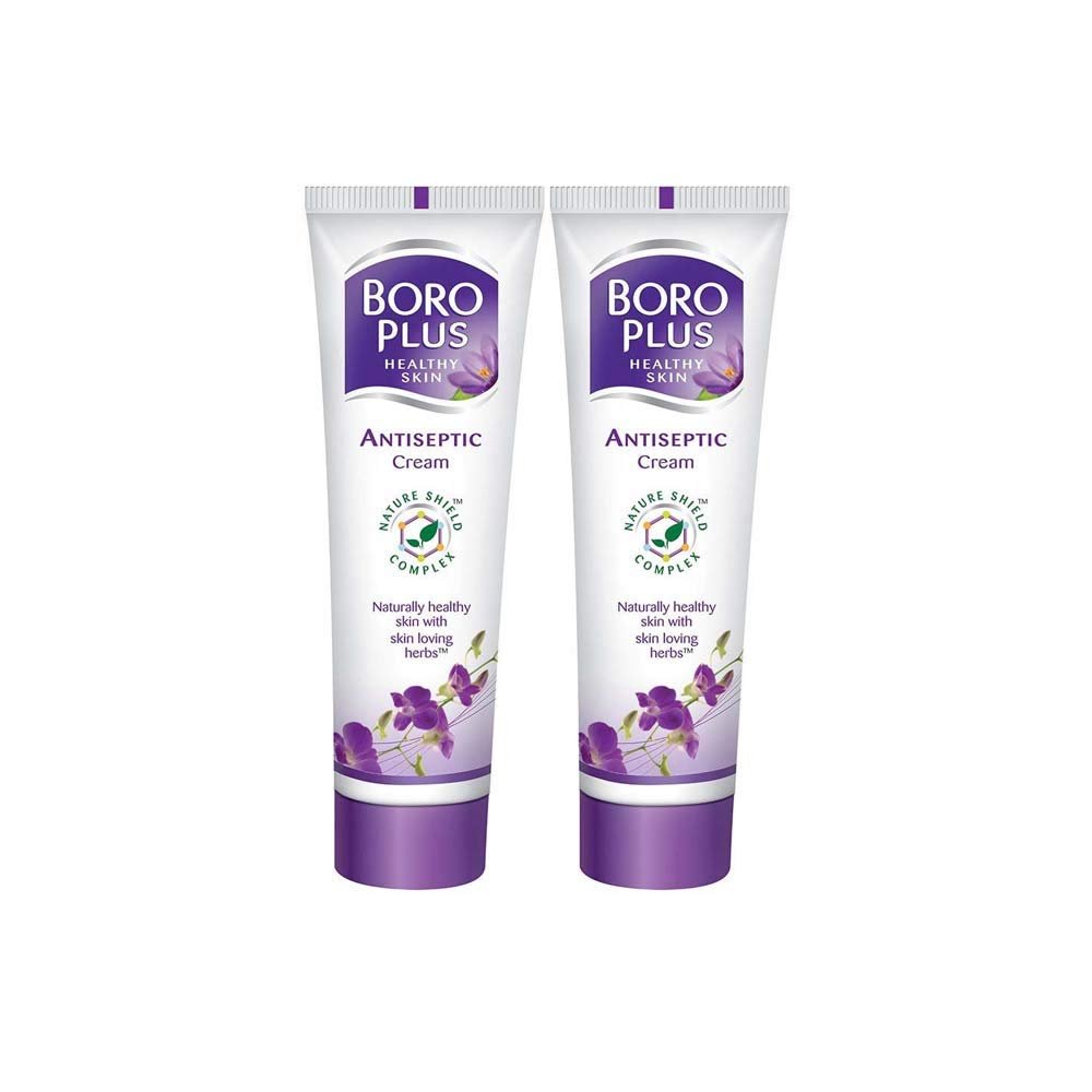 Boroplus Natürliche Ayurvedische Creme | Mit hautliebenden Kräutern | Mehrzweck-Heilcreme | Repariert Wunden, Hautausschläge & rissige Füße | 1,35 Unzen (2er-Pack)