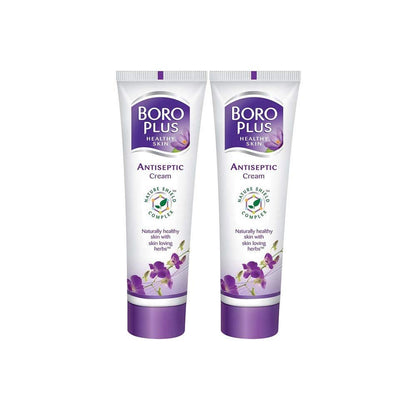 Boroplus Natürliche Ayurvedische Creme | Mit hautliebenden Kräutern | Mehrzweck-Heilcreme | Repariert Wunden, Hautausschläge & rissige Füße | 1,35 Unzen (2er-Pack)