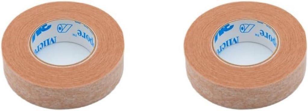 3M Micropore Chirurgisches Tape Beige 1,27 cm Breit – 2 Rollen