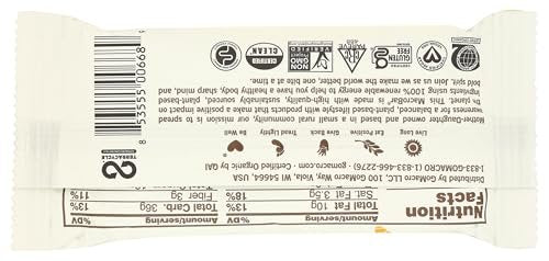 GoMacro MacroBar – Bio-veganer Proteinriegel mit Kokos, Mandelbutter & Schokoladenstückchen, 65 g
