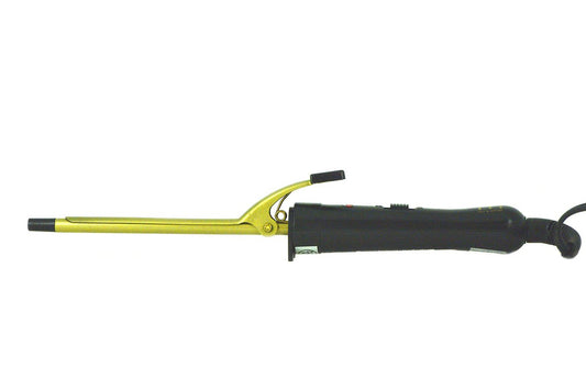 Hot and Hotter Gold Keramik-Lockenstab 1/4 Zoll Barrel Größe - Präzise Locken für kurzes Haar