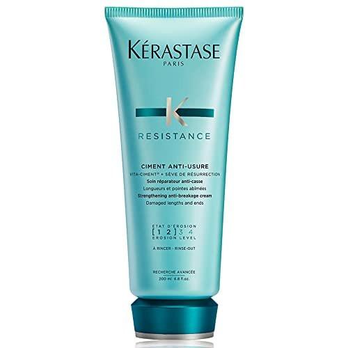 KERASTASE Resistance Ciment Anti-Usure Treatment - Restorative Anti-Breakage Cream für geschwächtes, brüchiges, geschädigtes Haar - Stärkt, pflegt und verleiht Glanz