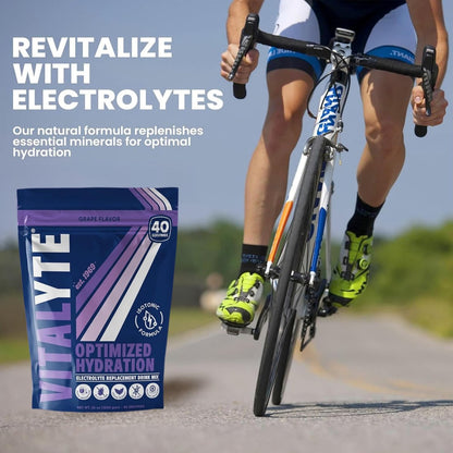 Vitalyte Elektrolyt-Pulver Getränkemischung, isotonische Flüssigkeitszufuhr, glutenfreies Post-Workout-Pulver, 1 Packung, 35 oz., Geschmack: Fruit Punch