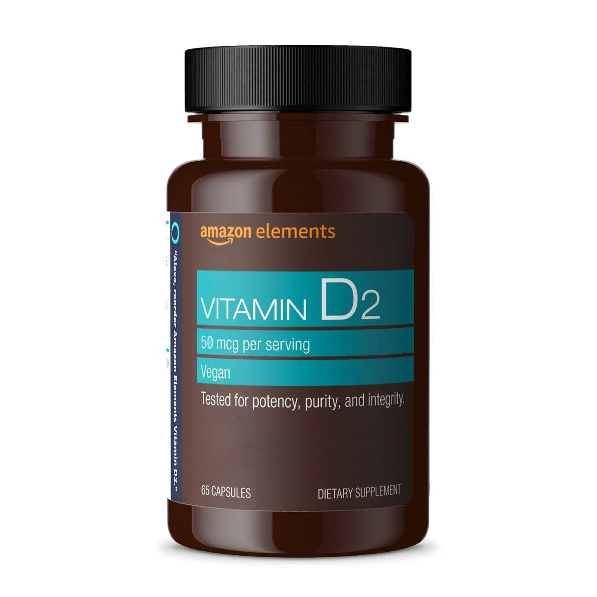 Vitamin D2 2000 IE – vegane Kapseln für starke Knochen & Immunsystem, 65 Stück (2-Monatsvorrat)