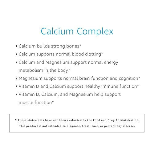 Calcium-Komplex 750 mg mit Vitamin D₂ und Magnesium – Vegan, 195 Kapseln