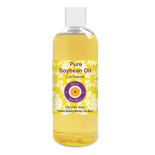 dève herbes Reines Sojaöl (Glycine max) kaltgepresst 200ml (6,76 oz) – Trägeröl für Haut & Haare