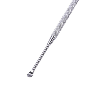 Mudder Ohrlöffel aus Edelstahl – Ohrenschmalzentferner mit Aufbewahrungsbox, 304er Edelstahl, Silber, 12 cm