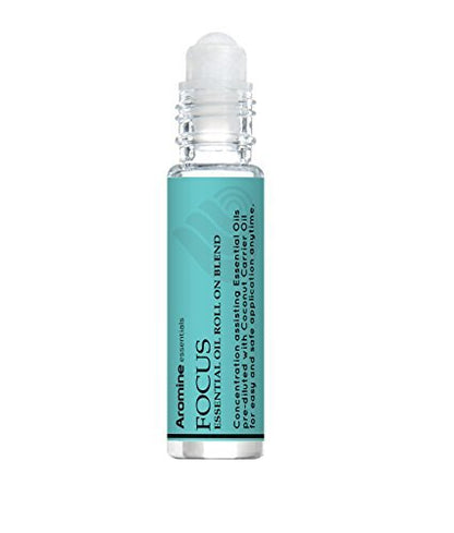 Focus Roll-On mit ätherischen Ölen, vorverdünnt 10 ml – Konzentrationshilfe für Studium und Arbeit