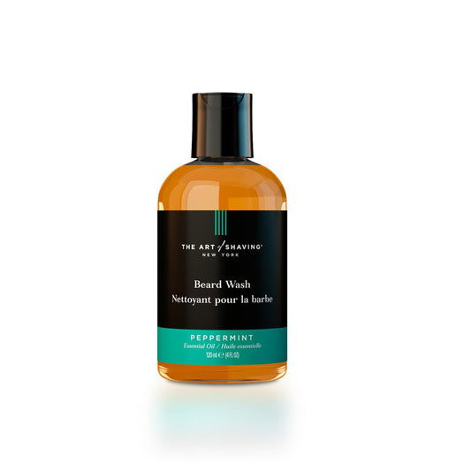 The Art of Shaving Bartwäsche – Pfefferminze, 118 ml – Reinigt und pflegt den Bart für weiches, geschmeidiges Barthaar