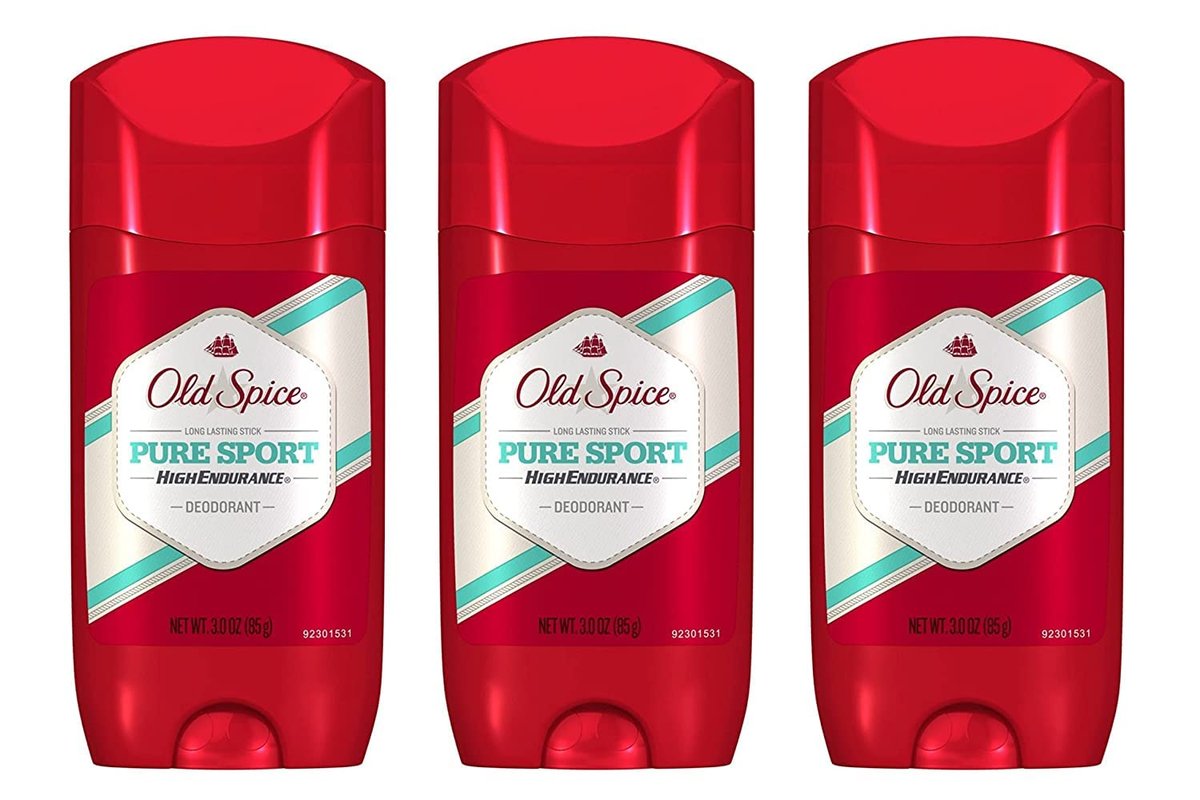 Old Spice Deodorant für Männer Pure Sport Duft High Endurance 3 Unzen (3er-Pack)