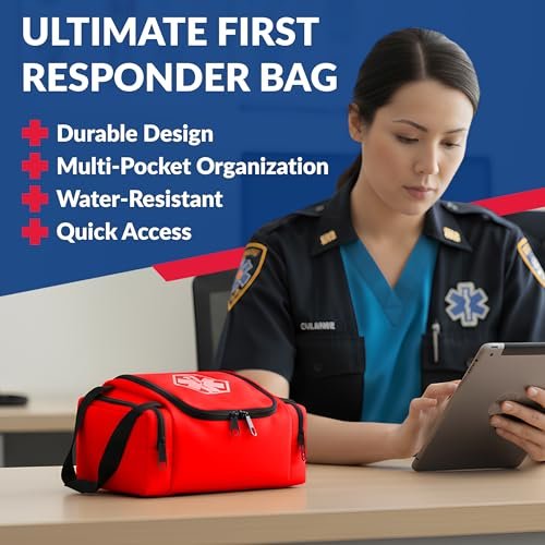 Dixie EMS Dixigear Leerer Notfall-Tasche II 10,5" x 5" x 8" - Rot