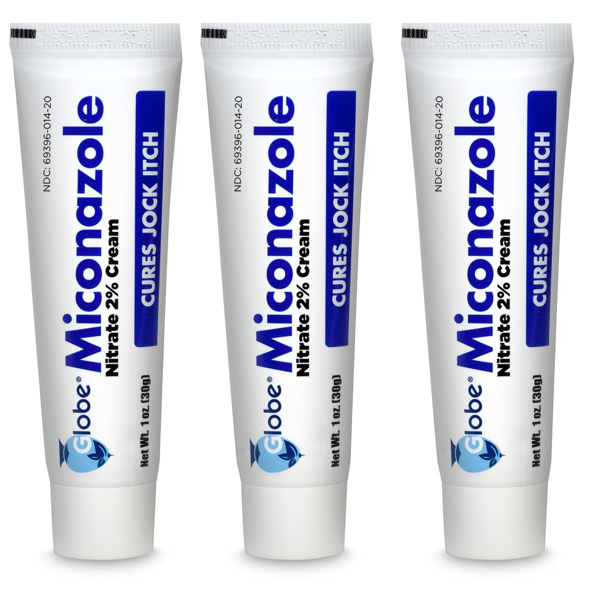 Miconazole Globe Creme 1 oz (3er Pack) – Behandelt Fußpilz, Jock Juckreiz, Ringelflechte und mehr
