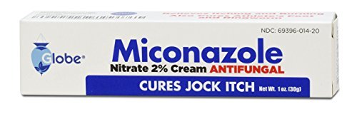 Miconazole Globe Creme 1 oz (3er Pack) – Behandelt Fußpilz, Jock Juckreiz, Ringelflechte und mehr