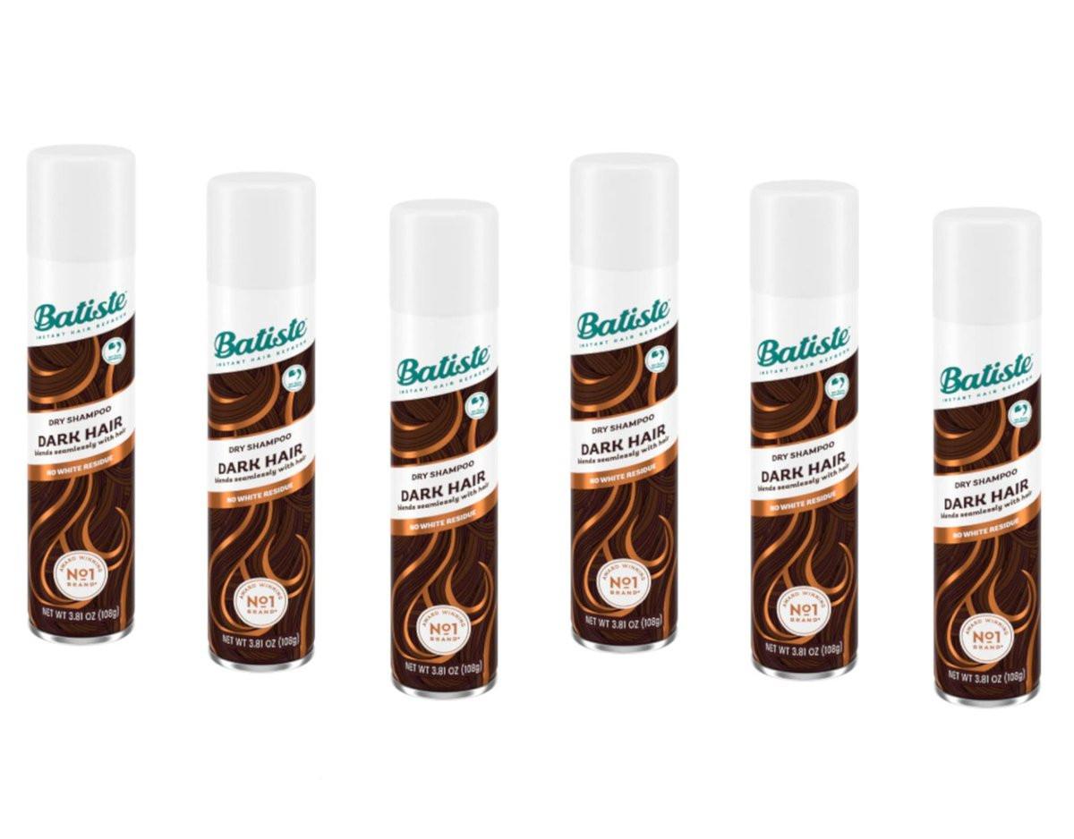 Batiste Trockenshampoo Divine Dark, 3,81 oz (6er Pack)