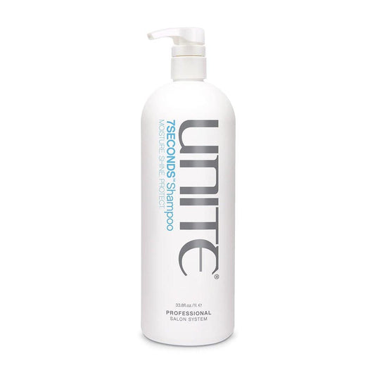 UNITE Hair 7SECONDS Shampoo – Professioneller, leichter Reiniger für mehr Glanz, Stärke & Farbschutz – UV- & Hitzeschutz – für alle Haartypen – 33,8 Fl Oz