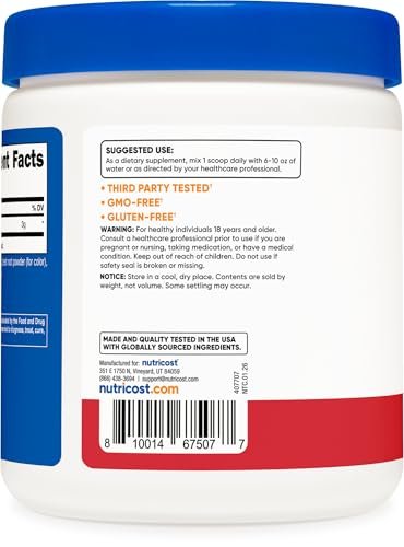 Nutricost L-Citrullin Malat 2:1 – 300 g Pulver (Erdbeer-Kiwi)
