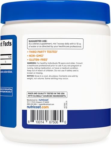 Nutricost L-Citrullin Malat 2:1 (300 g) – Blaue Himbeere – Pulver für sportliche Leistung