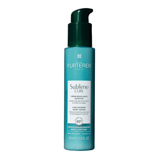 René Furterer SUBLIME CURL Locken-Nähraktivierungscreme für lockiges, welliges Haar – Lockenverstärkende Leave-In-Pflege – Feuchtigkeits- und Frizz-Kontrolle – 100 ml