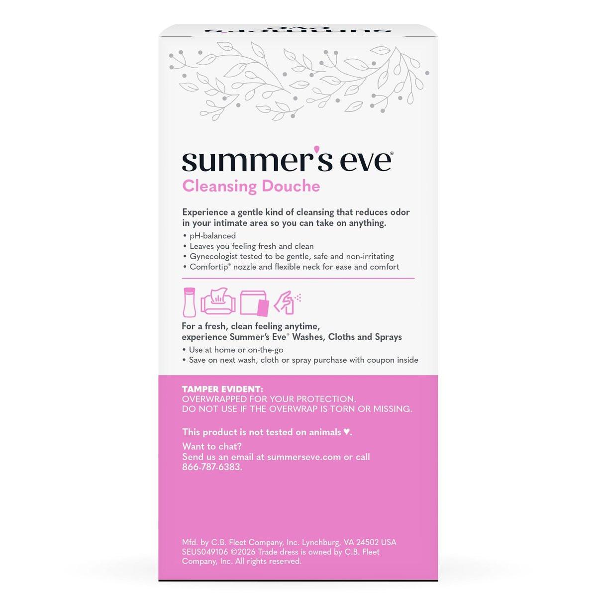 Summer's Eve Douche Island Splash – pH-ausgeglichene Intimhygiene für Frauen, 2 Flaschen à 4,5 Unzen, 6er-Pack