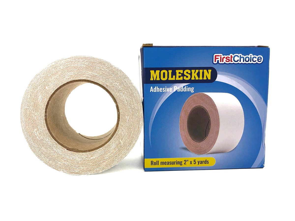 Extra Robustes Moleskin – 2" x 5 Yards (Hautfarbe)